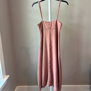Midi Dress Brown Small